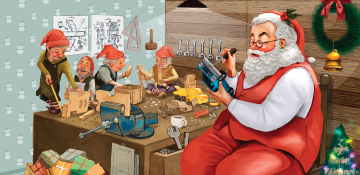 Santa Ponders on Shelving Naughty Elves for Performance, Quality, and Missed Deadlines as Christmas Nears